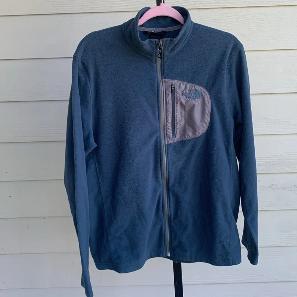 The north face winter quarter zip pullover fleece men’s medium
